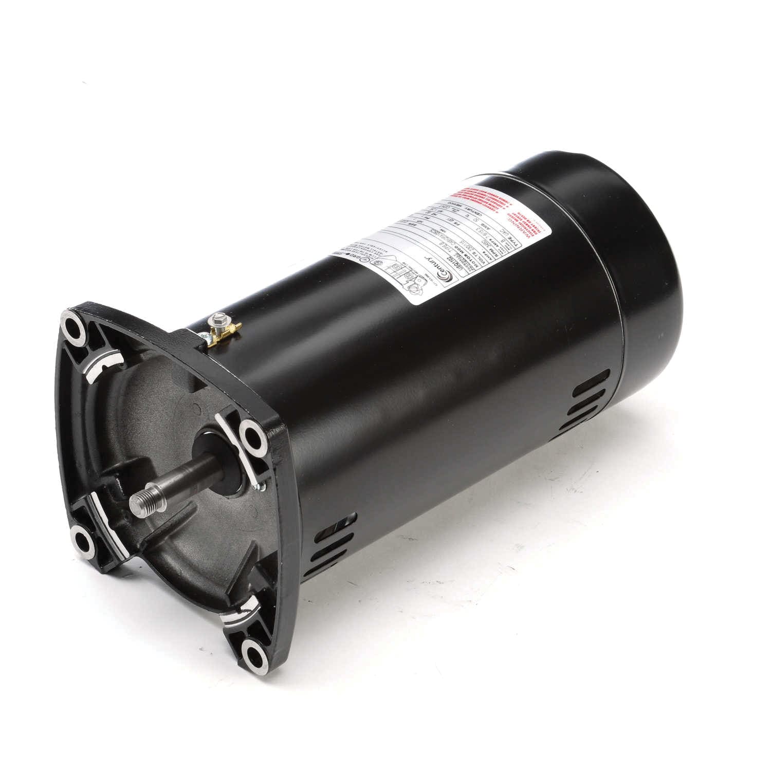 Century Pool Pump Motor Square Flange 1HP 1-Speed 115/230V 48Y Frame | USQ1102 image 2