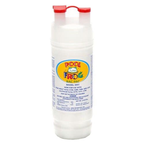 King Tech Pool Frog Bac Pac, Model 5051 Prepacked Chlorine Cartridge, Fits King Feeder Models 5100, 5200, 5400, 5600 & 6100 , Hazardous 01-03-5880 - product image