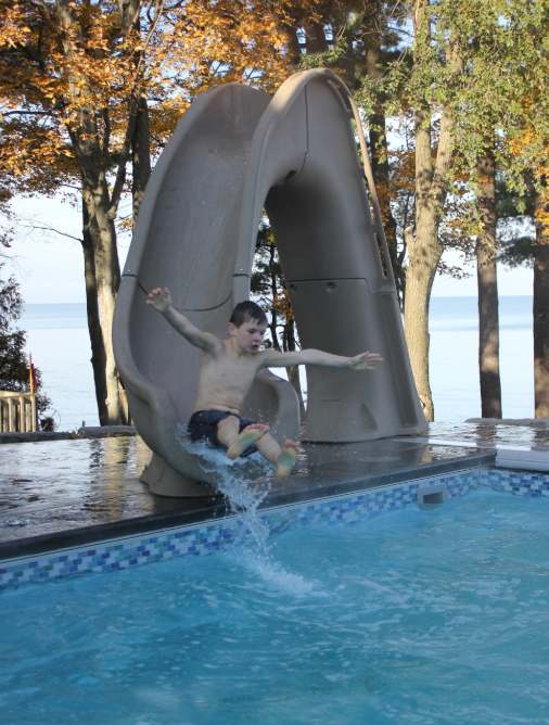 Global Tidal Wave Slide Right Turn Gray image 4