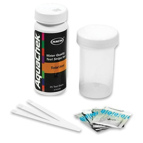 Aquachek Iron Test Strip Kit, 25 Strips