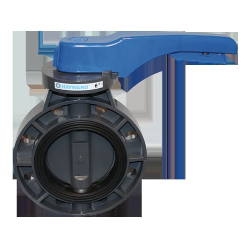 Hayward BYCN PVC Butterfly Valve w/ Lever 3" | BYCN1030E1LGB - product image