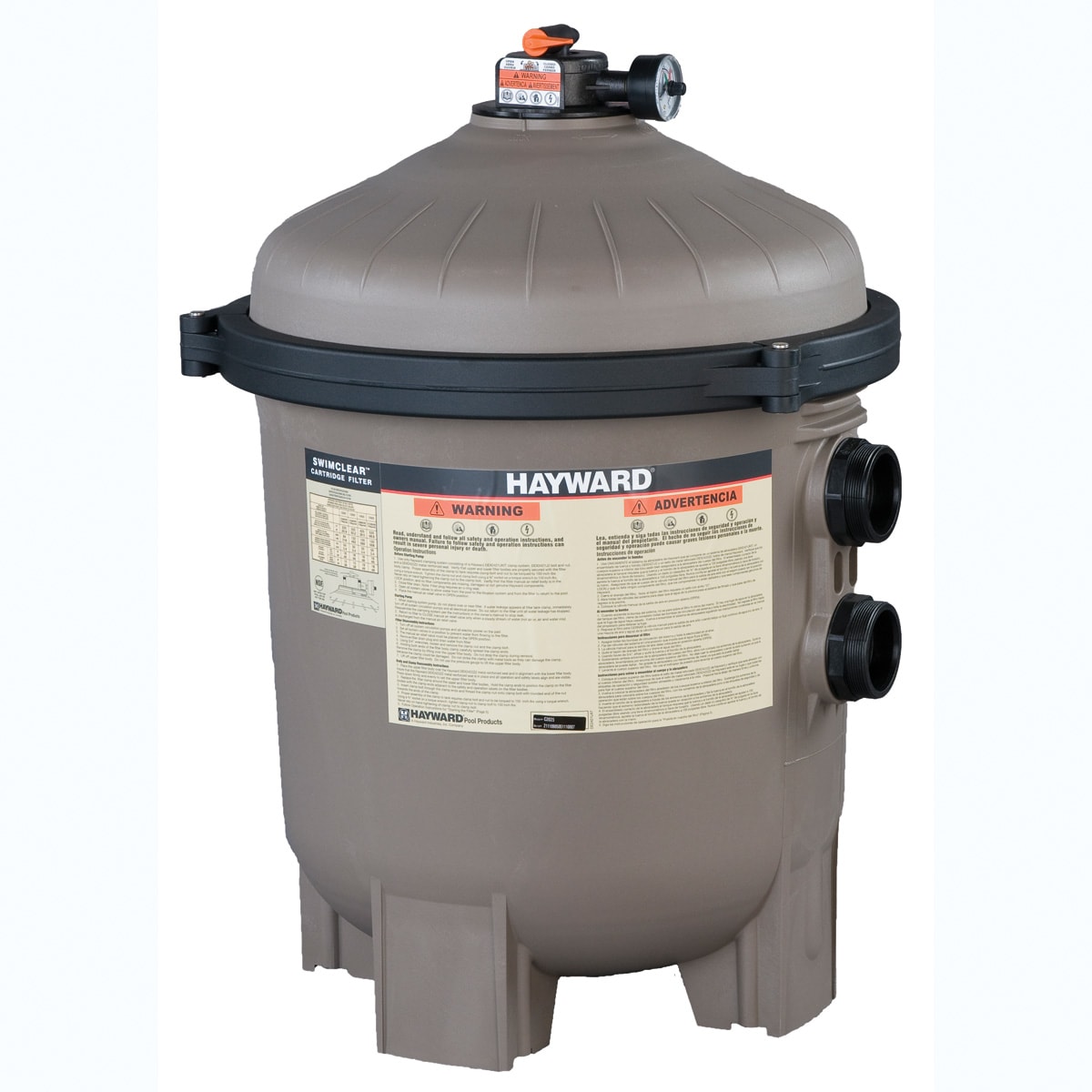 Hayward SwimClear Multi-Element 225 sq. ft. Cartridge Filter, 2in Slip  