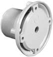 Hayward Adjustable Floor Return Inlet Fitting, 1-1/2in FIP x  2in MIP, White  