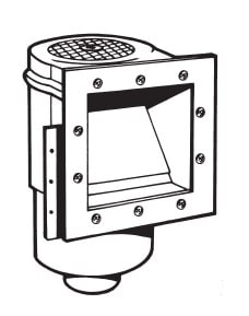 Hayward Skimmer Weir Assembly, White | SPX1096K image 3