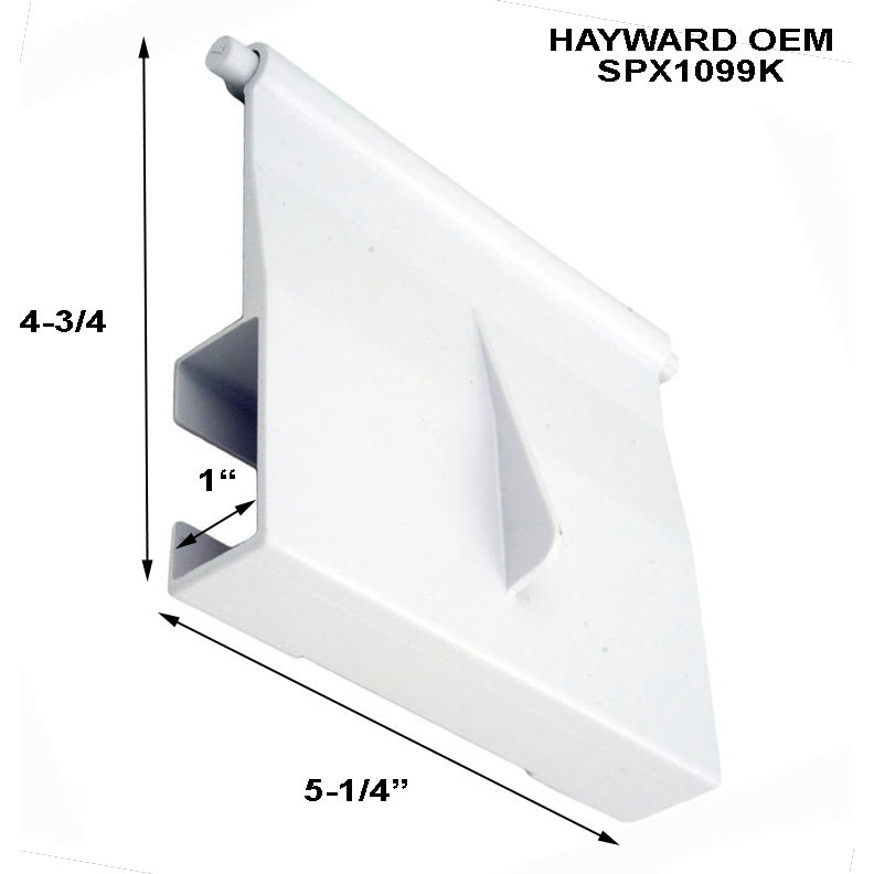 Hayward Skimmer Weir Assembly, White  