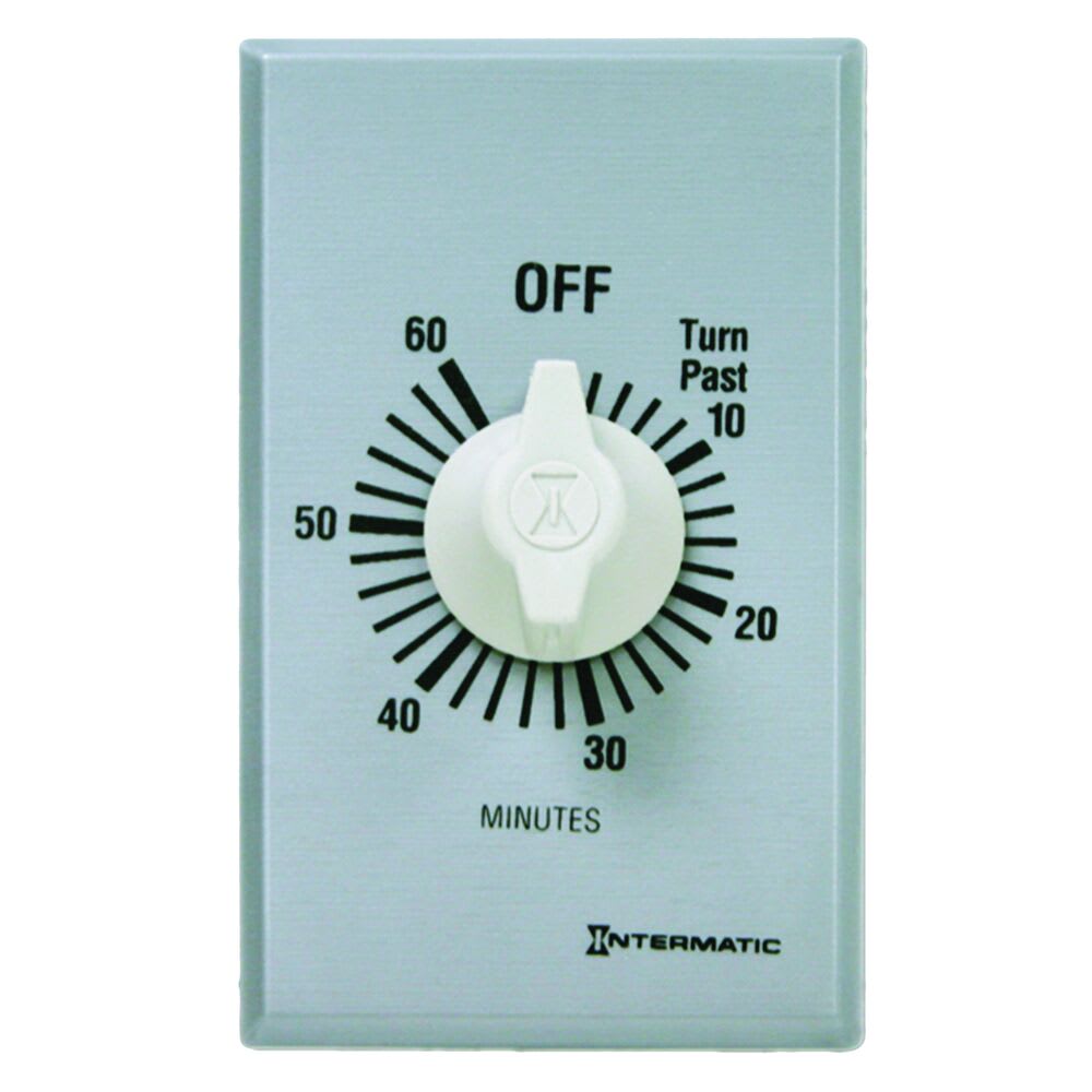 Intermatic Commercial Spring Wound Duration Timer [60 Min] Intermatic Wound Timer 60 Min, 125-277 VAC, 50/60 Hz  