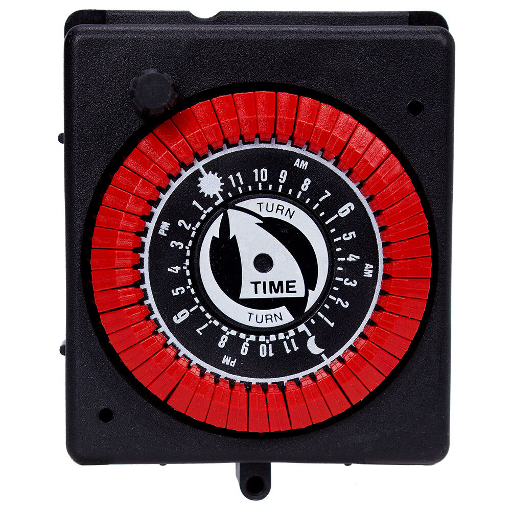 Intermatic 24 Hr. Panel Mount Timer 240 Vac For Pf Series Products Timer Mechanical 24Hr 240V Panel Mount For Pf Series  