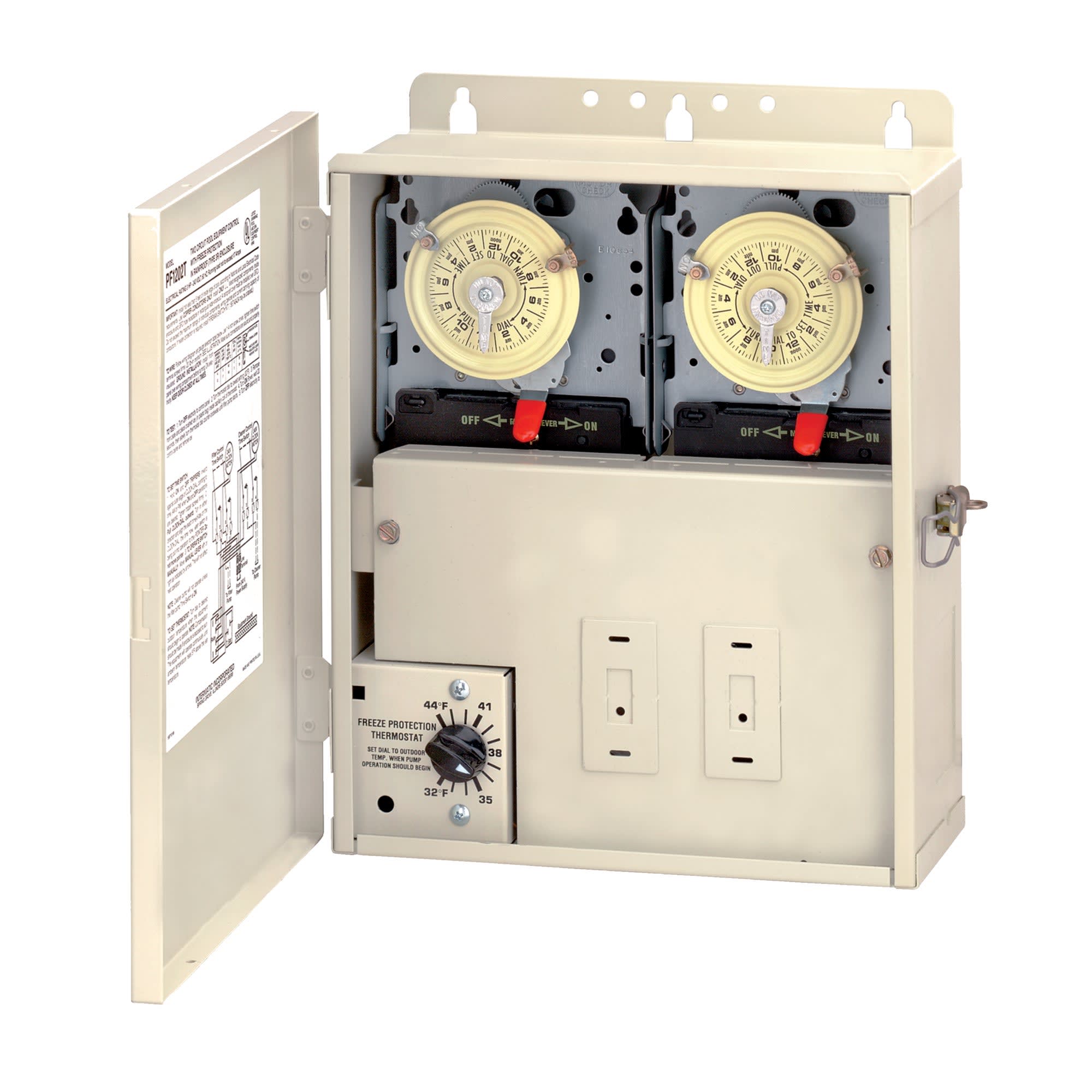 240 V 17 A 12.875in x 4.25in x 12in Freeze Protection with 2 Timers and Thermostat Control Center  ITM