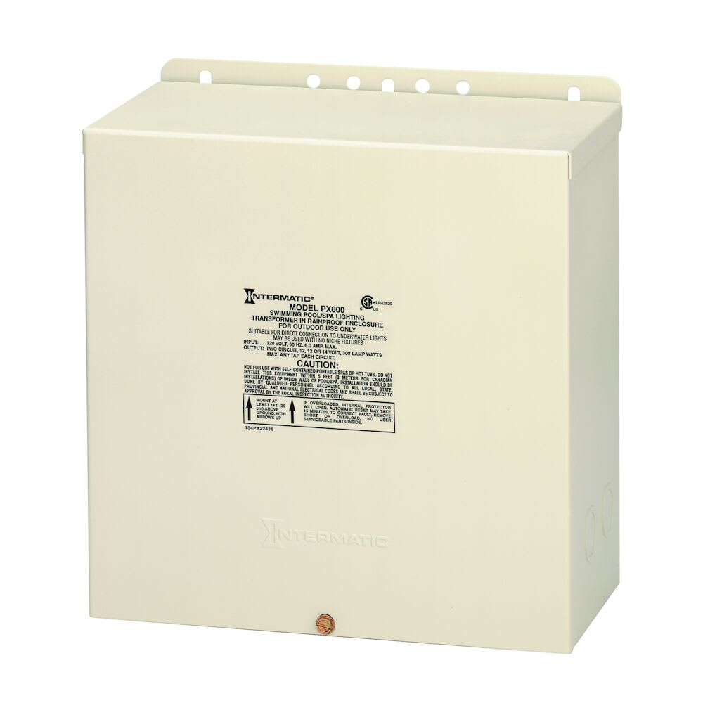 600W Intermatic Px Safety Transformer Beige Transformer 600W Beige P&S Intermatic 120V To 12V - product image
