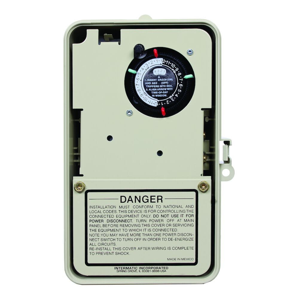 Intermatic 2-Circuit Air Switch W/Timer Plastci Enclosure 120/240V Control 4-Function W/ Clock 0 image 3