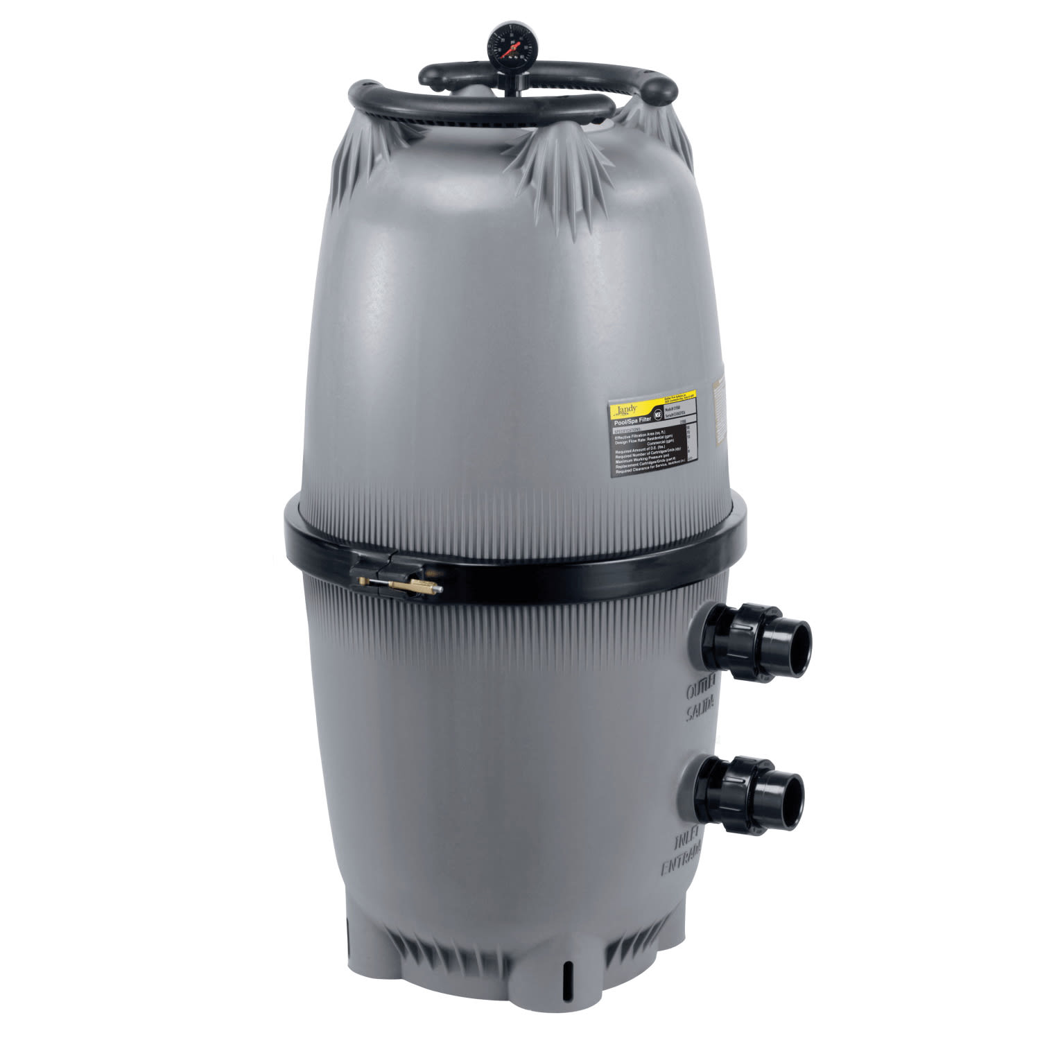 Jandy CL Series 460 sf Quad Element Cartridge Filter, Same Side Ports - product image
