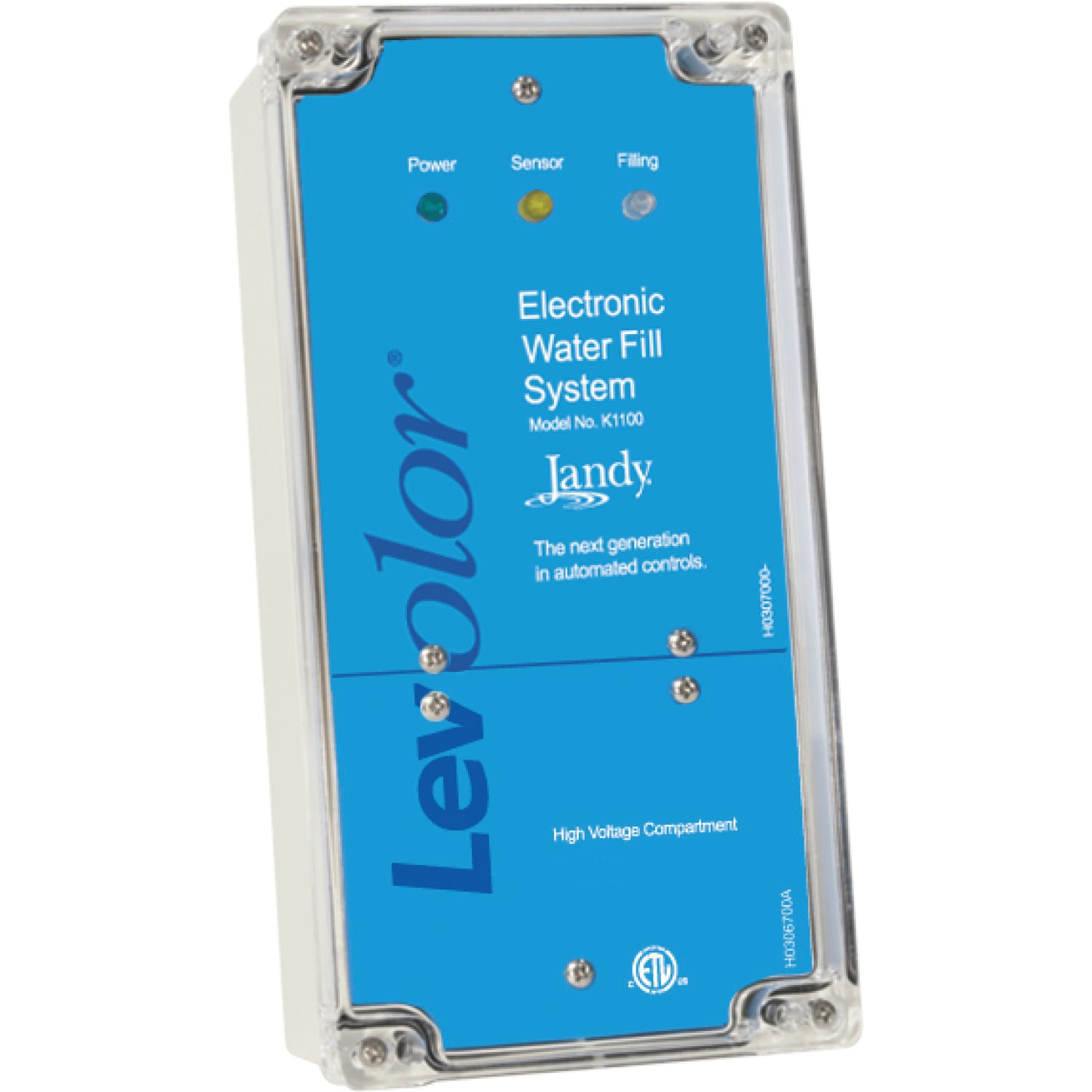 Jandy Pro Series Lev 110, 110/220V, 50ft Cord w/ 1in Valve for Fill only  