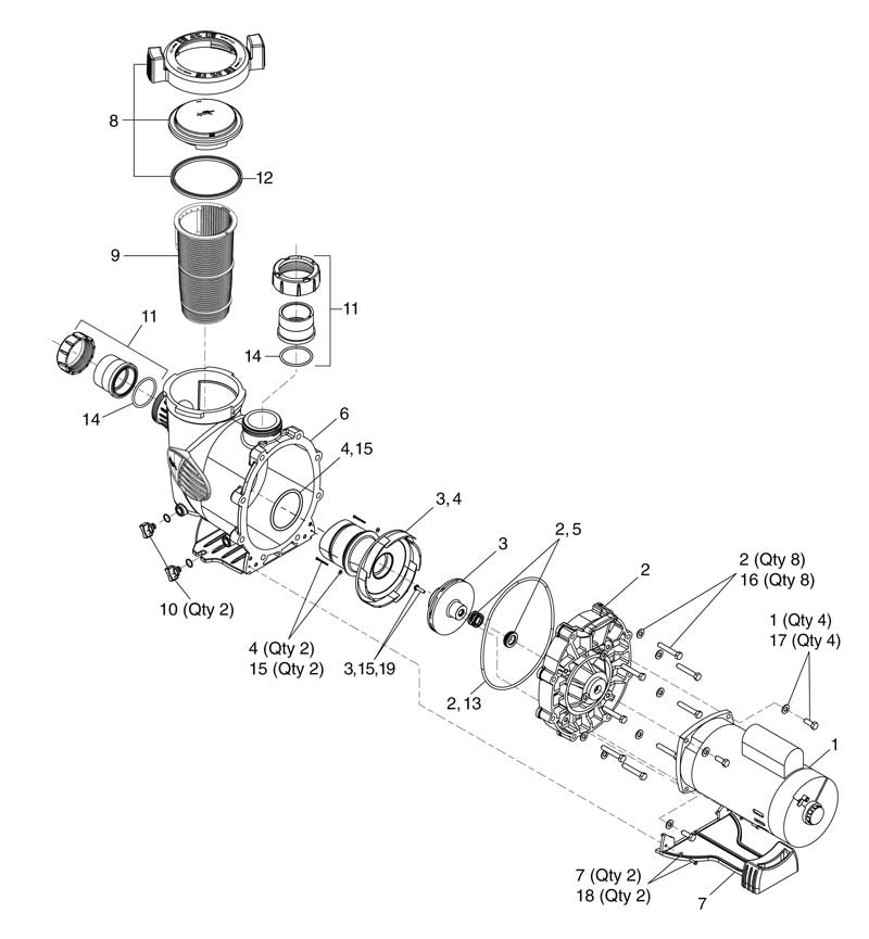 Jandy O-Ring, Tail Piece, Phpf/Phpm , | R0449200
