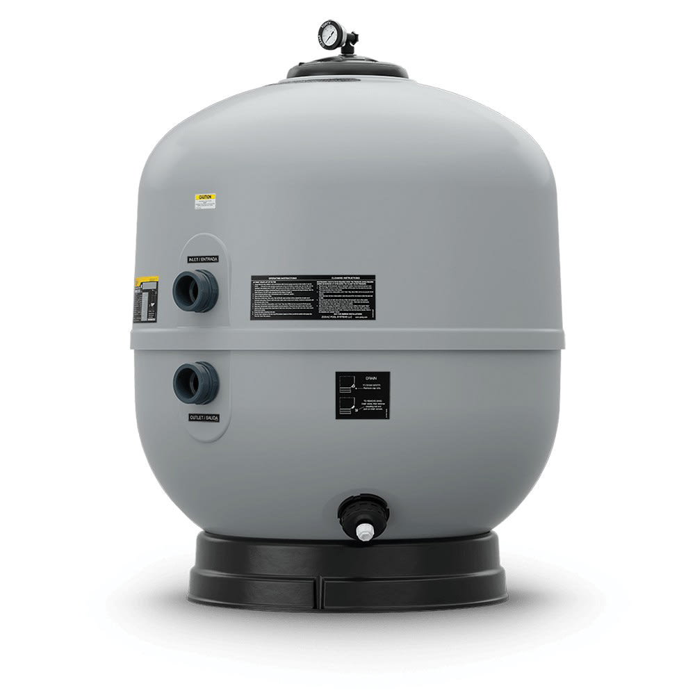 Jandy SFSM Series 37.5in Side-Mount Sand Filter With Jandy Union Connection, 7.06 sq. ft, 141.2 GPM, 67,776 gallons, 50 PSI  SFSM-140