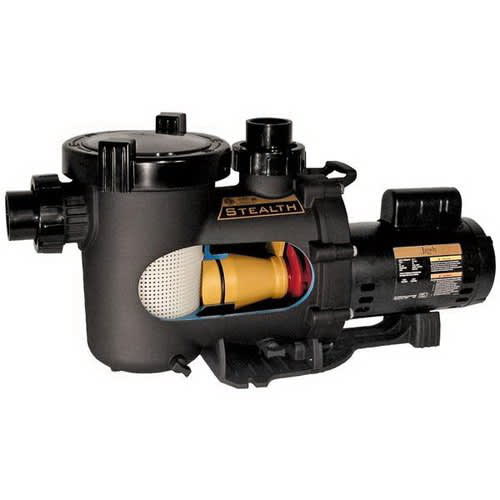 Jandy Stealth High Head Pump, 5.0 HP Full Rated, 208-230 V, Single Phase, with Strainer  