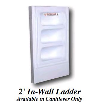 Latham White 42" Long 2' In Wall Ladder - product image