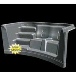 Latham 8' Curved Swim N Lounge Bullnose White ST8200B - product image