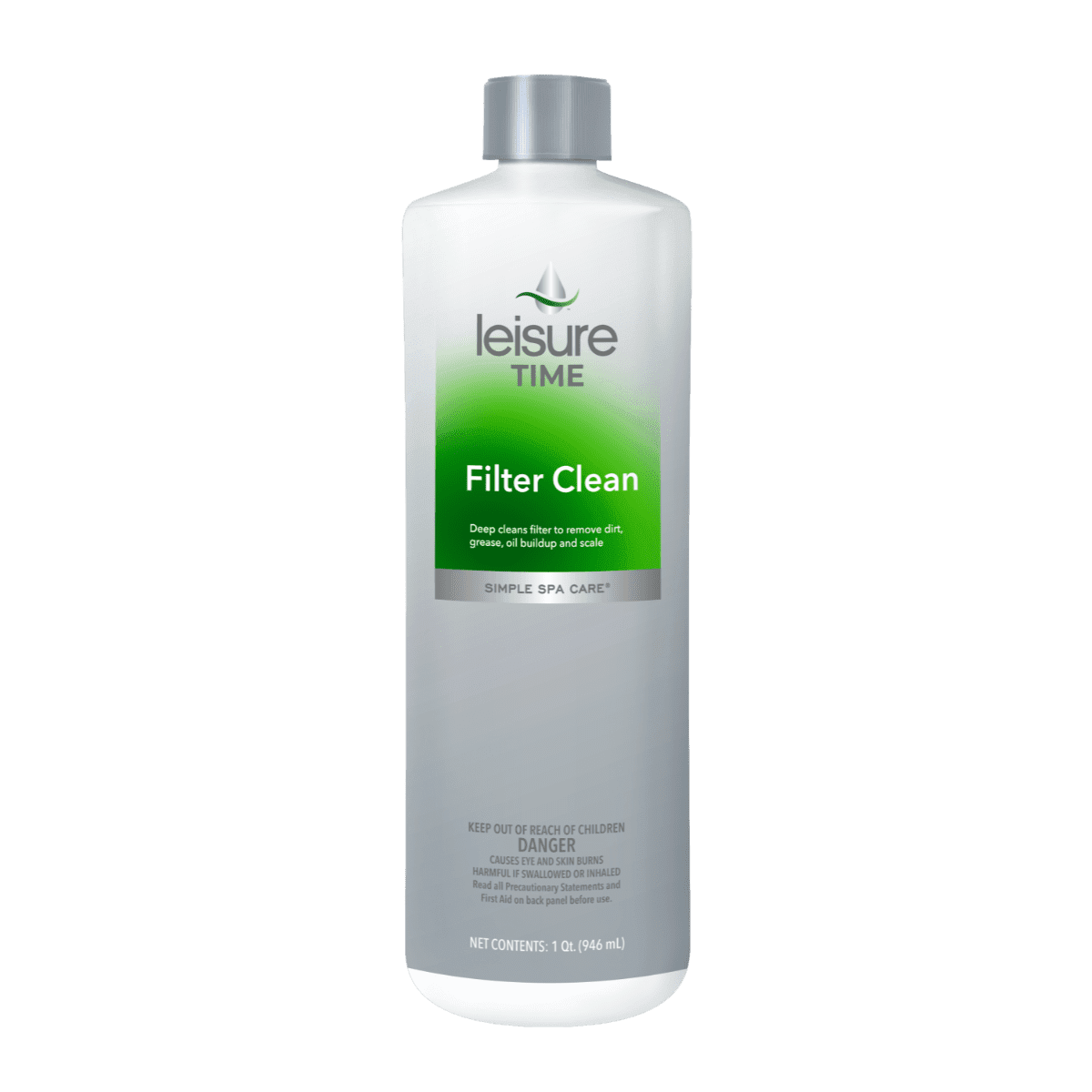 Leisure Time Spa Cartridge Filter Cleaner, 1 Quart Bottle, 12/Case - product image