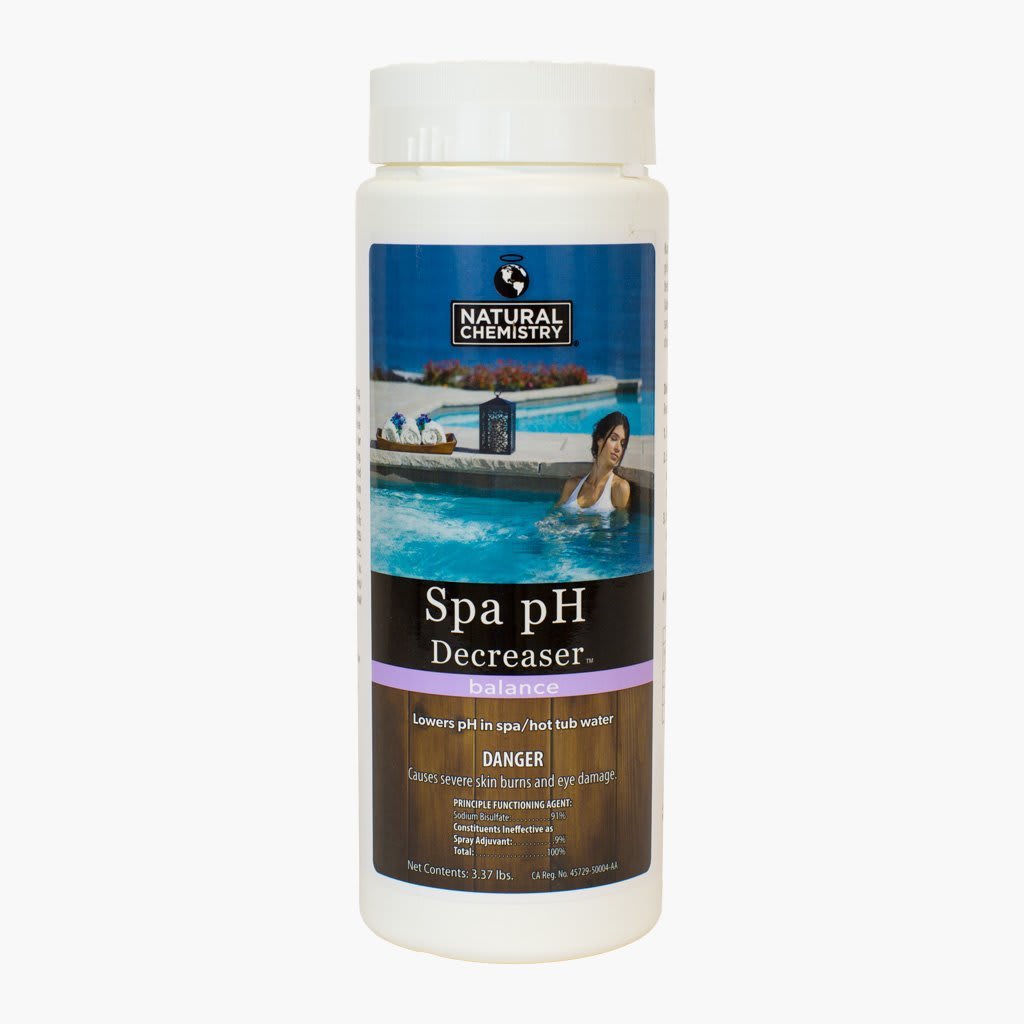 Natural Chemistry Spa pH Decreaser, 3.37 lb Bottle, 12/Case
