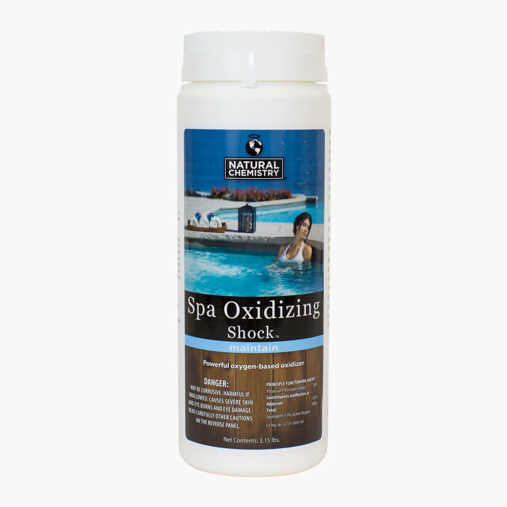 Natural Chemistry Spa Oxidizing Shock, 3.15 lb Bottle, 12/Case