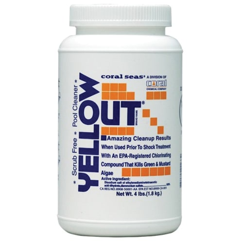 Coral Seas Yellow Out, 4 lb Bottle, 8/Case