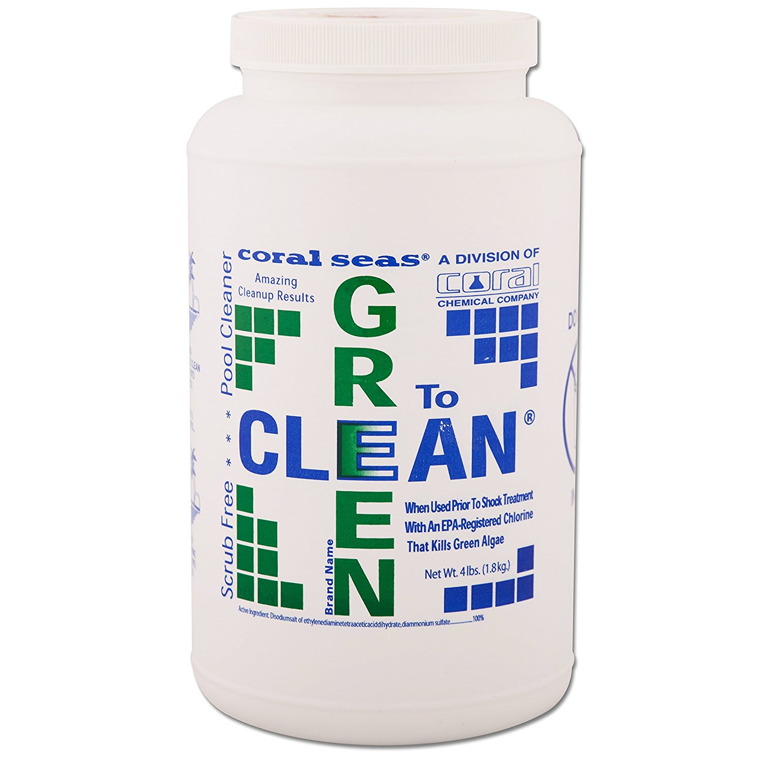 Coral Seas Green Aid, 4 lb Bottle, 8/Case - product image