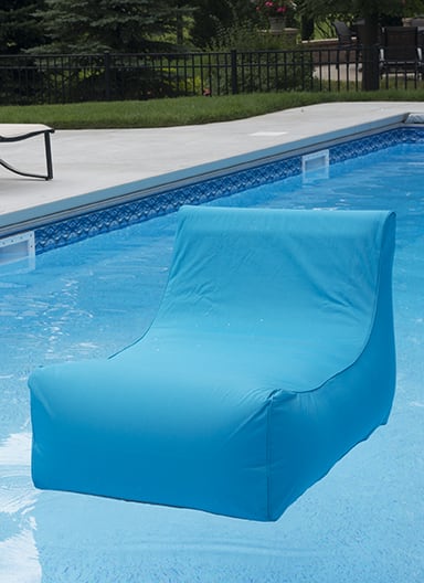 Ocean Blue Capri Inflatable Lounger Lime image 5