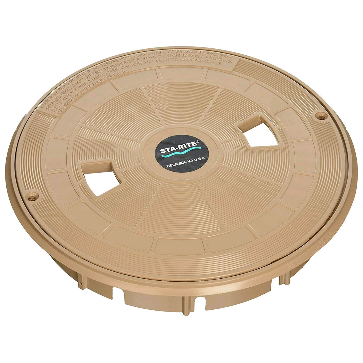 Sta-Rite U-3 Skimmer Lid & Collar, Tan | 08650-0159 image 2