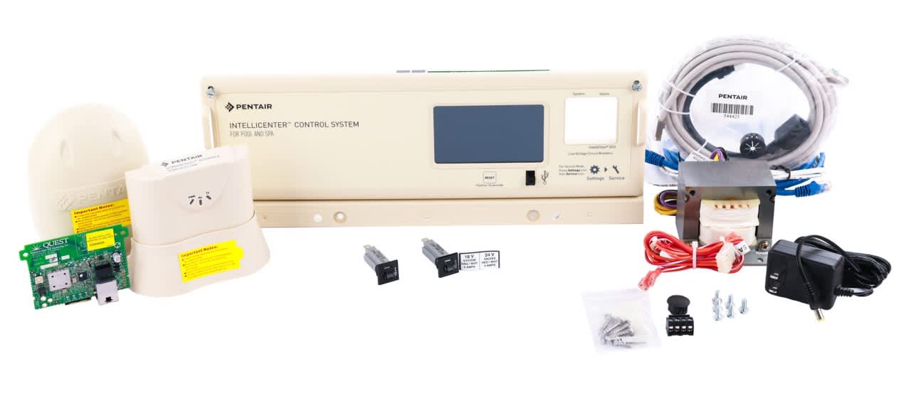 Pentair IntelliCenter Pool Control Upgrade Kit, i10P for CLC/CPC, 4 AMP, Wireless Antenna Kit, Outdoor Control Panel, System Transformer  