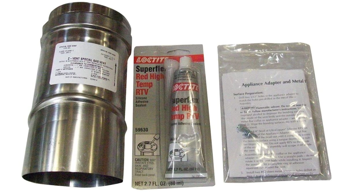 Pentair Appl Adapter Kit Z-Flex Venting  77707-0087