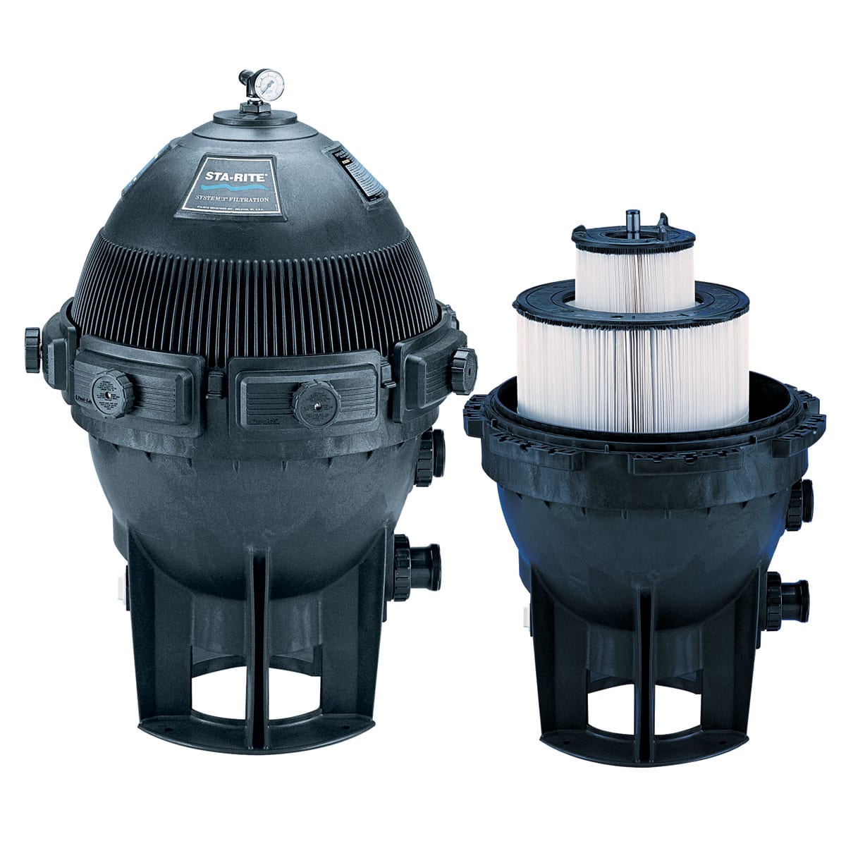 Sta-Rite System 3 Modular Media Filters - SM Series, Cartridge, 400 sq. ft, 115 GPM, 55,000 gallons, In ground Pool  