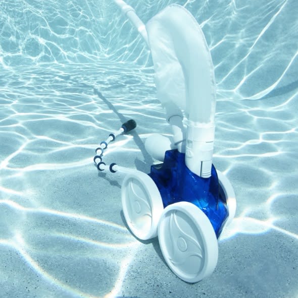 Polaris Vac-Sweep 360 In-Ground Pool Cleaner, Classic Black, All-Wheel Belt Drive, Single Chamber Velcro Bag F1B image 3