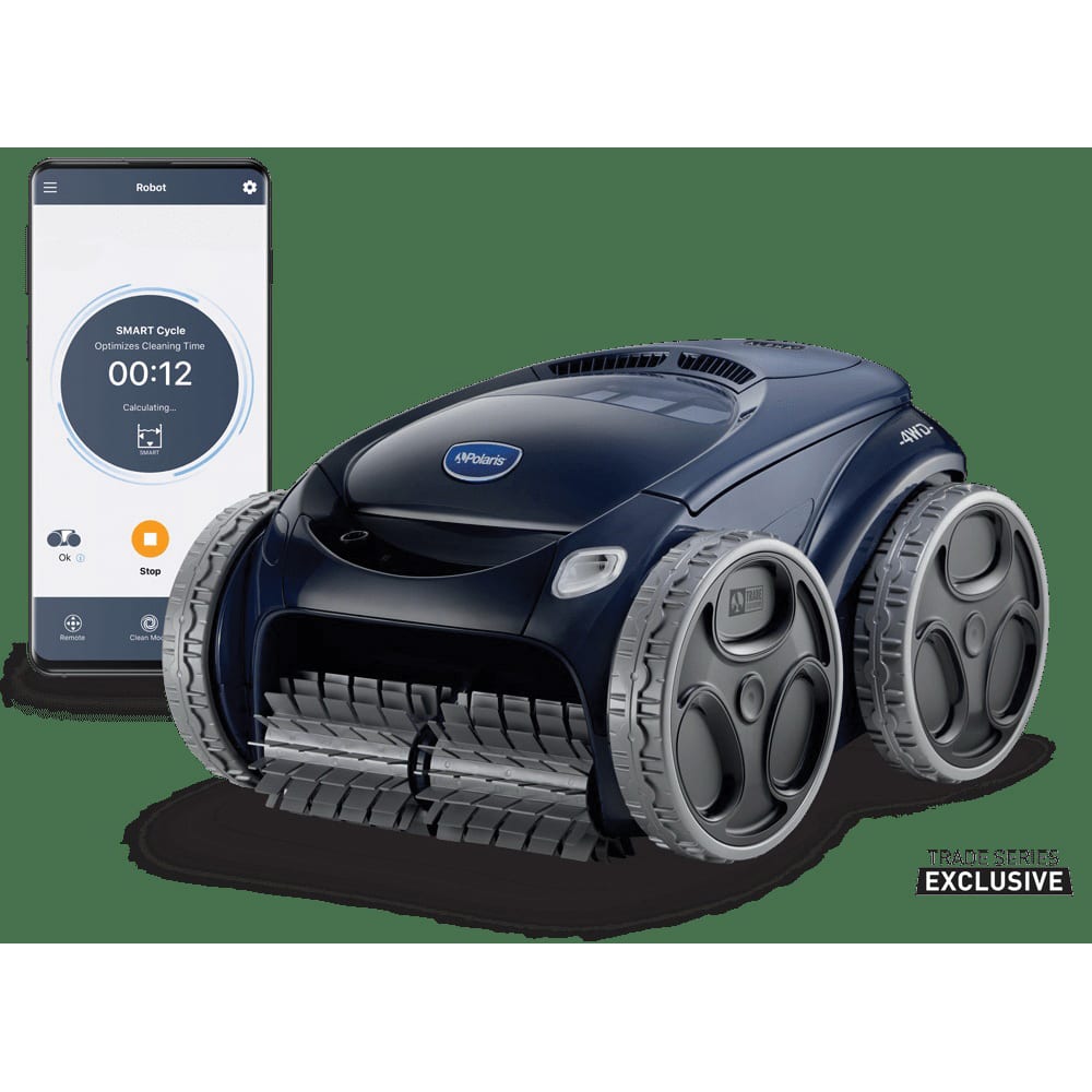 Polaris ALPHA iQ Robotic In-Ground Pool Cleaner, Tangle-Reducing Swivel, Cleans SMART or Floor  