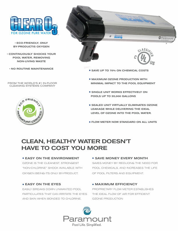 Paramount Clear O3 Ozone System image 3