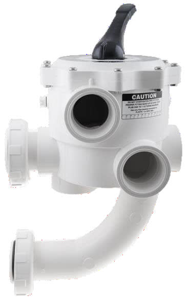 Praher Multiport Valve for Pentair Triton II Sand & Quad DE Filter, 1-1/2in Threaded Ports  