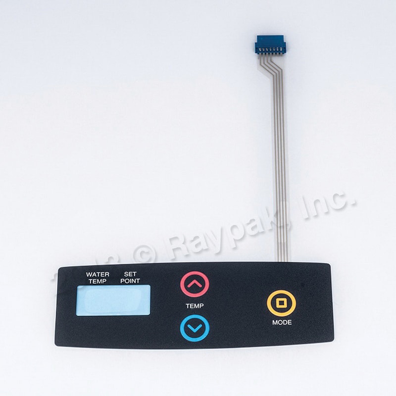 Raypak Switch/Decal Membrane | 009492F image 2
