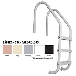 Saftron 3 Tread In-Ground Ladder Gray image 3
