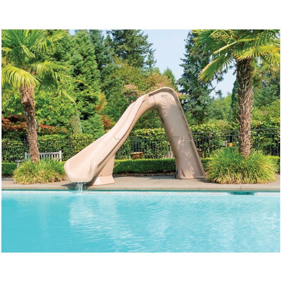 SR Smith Typhoon Pool Slide, Left Turn, Sandstone  