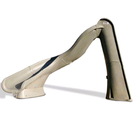 SR Smith TurboTwister Pool Slide, Left Turn, Sandstone  
