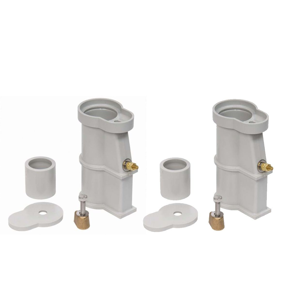SR Smith Anchor Kit with 2 Universal Plastic Anchor and Escutcheons - product image