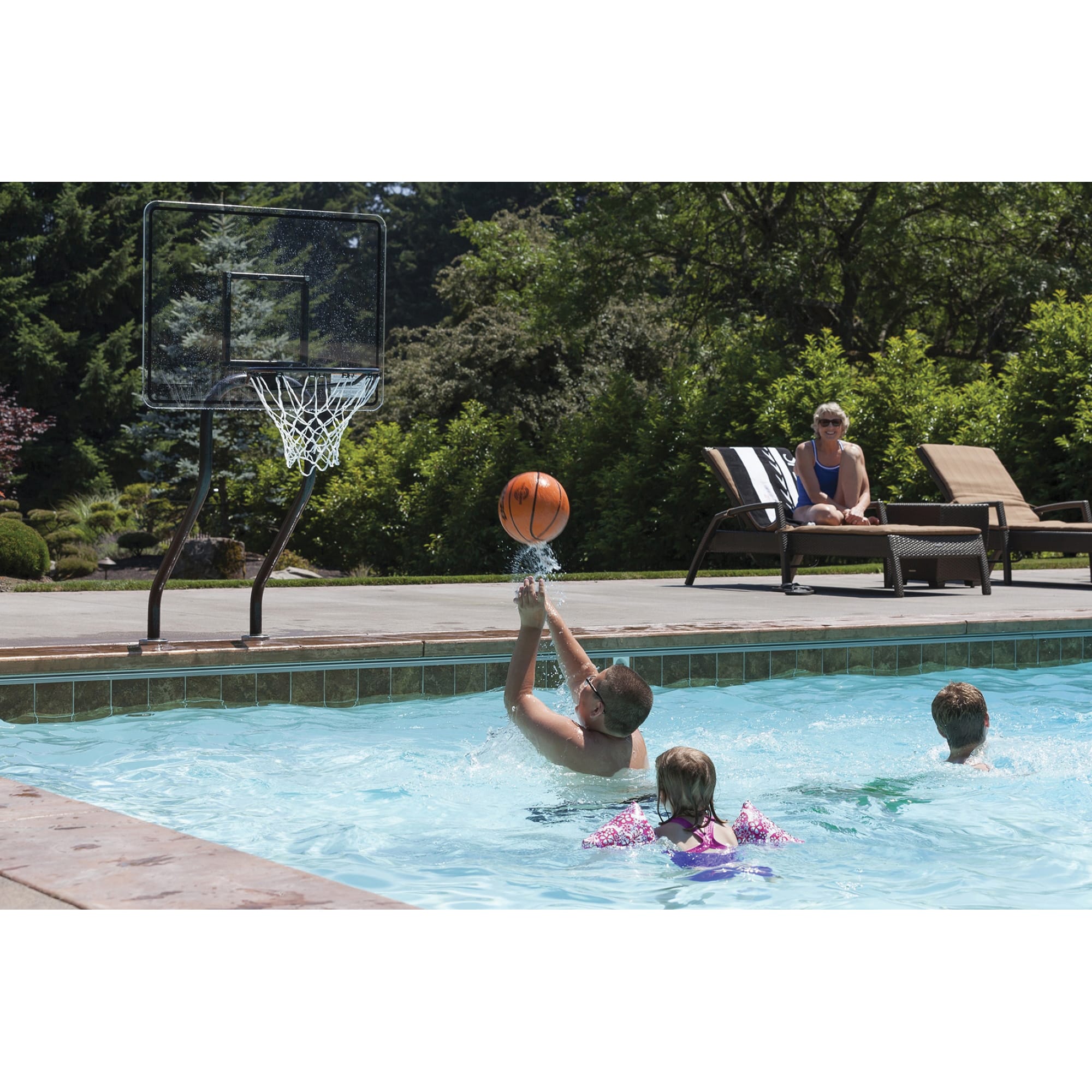 SR Smith Challenge Swim-N-Dunk Basketball with Escutcheons and Anchors image 4