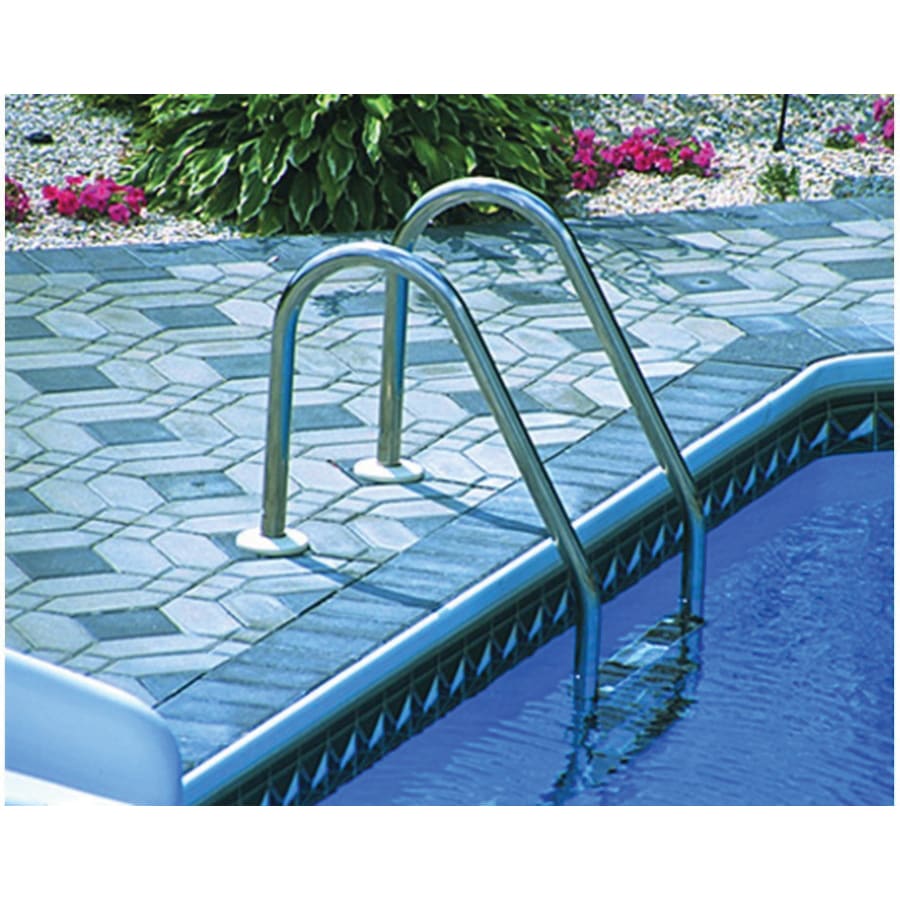 SR Smith 2 Tread Vinyl Liner Economy Ladder with Stainless Steel Treads 304 Stainless .049 image 2