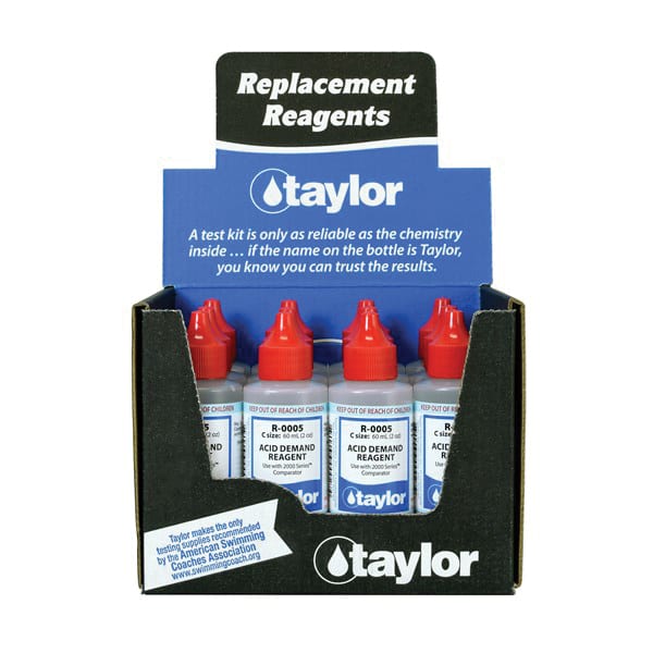 Taylor Acid Demand Reagent, 2000 Series, 2 oz, 12/Pack  