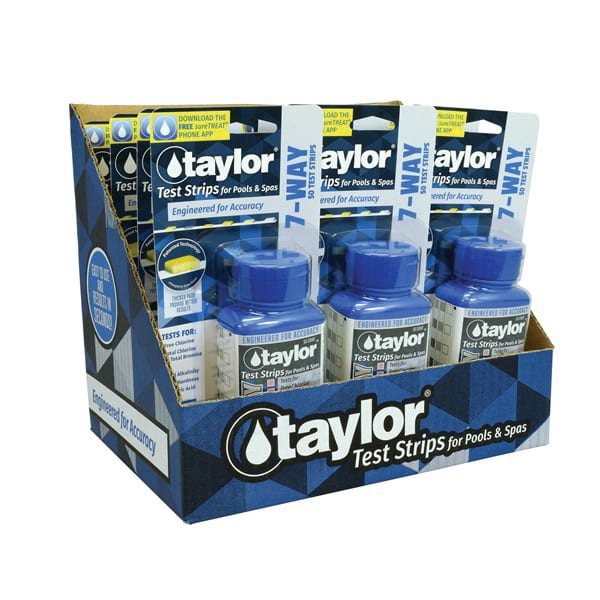 Taylor 7-Way Test Strips Free Chlorine, 50 Strips - product image