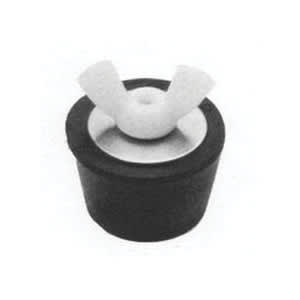 Winter Rubber Expansion Plug #13 w/ White Nylon Wing Nut for 2-1/2in Pipe