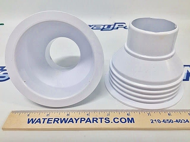 Waterway Niche, Storm Gunite Jet (Thread In Style) White Niche Storm Gunite Jet 218-7650 | 218-7650 - product image