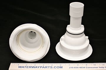 Waterway W/F W/Ret Ring & O-Ring, (Thd)1" Sckt Pwr Gunite - product image