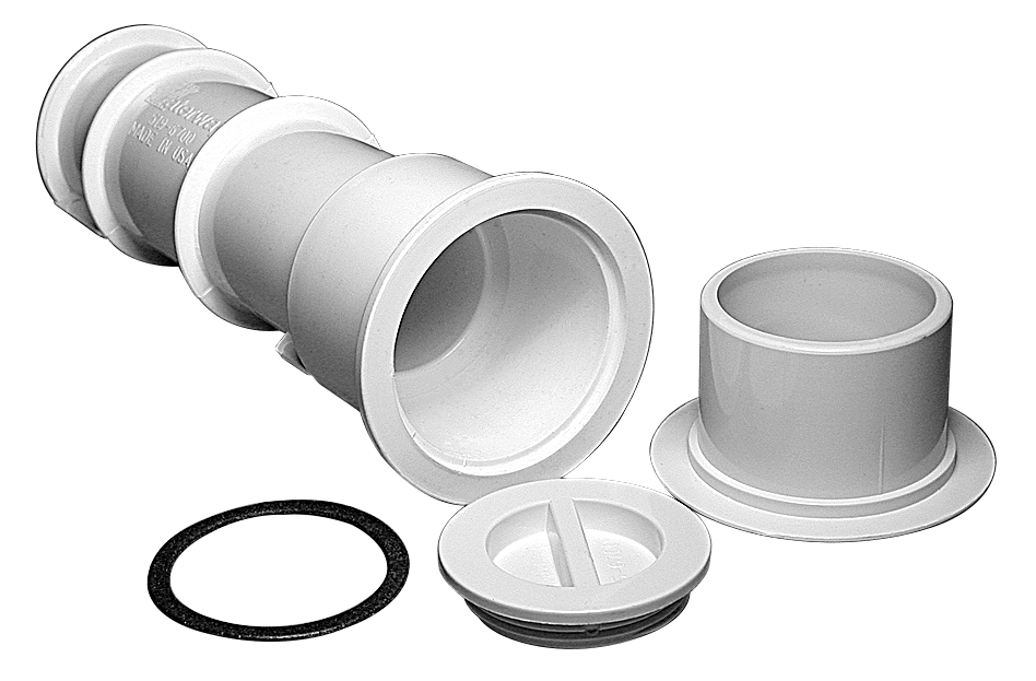 Waterway Volleyball Pole Holder Flange White - product image