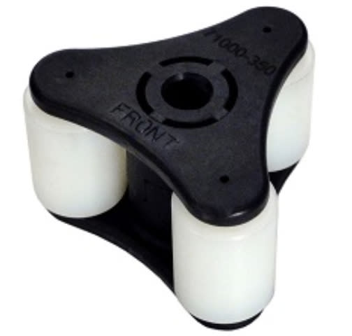 Blue White Triple Roller Assembly, (3 Rollers), Fits A-100N and A1 Series Pumps - product image