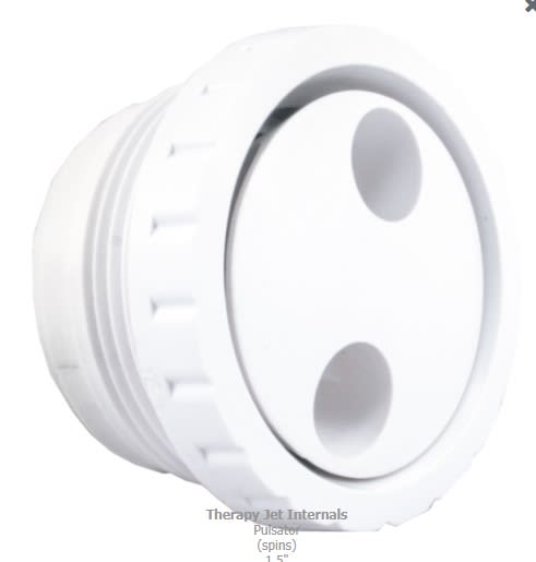 CMP Gunite Spa Jet (P Gunite Spa Jet Pulsator 1-1/2In Mpt Black - product image